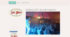 Desktop Screenshot of kohlparty.de